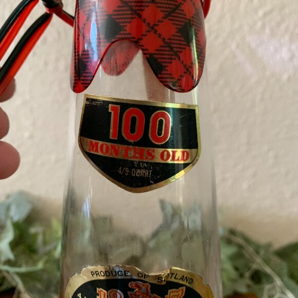 Collectible Gilbey's Spey Royal Scotch Whiskey Bottle (empty) w/ Highland Dancer - Picture 4 of 10